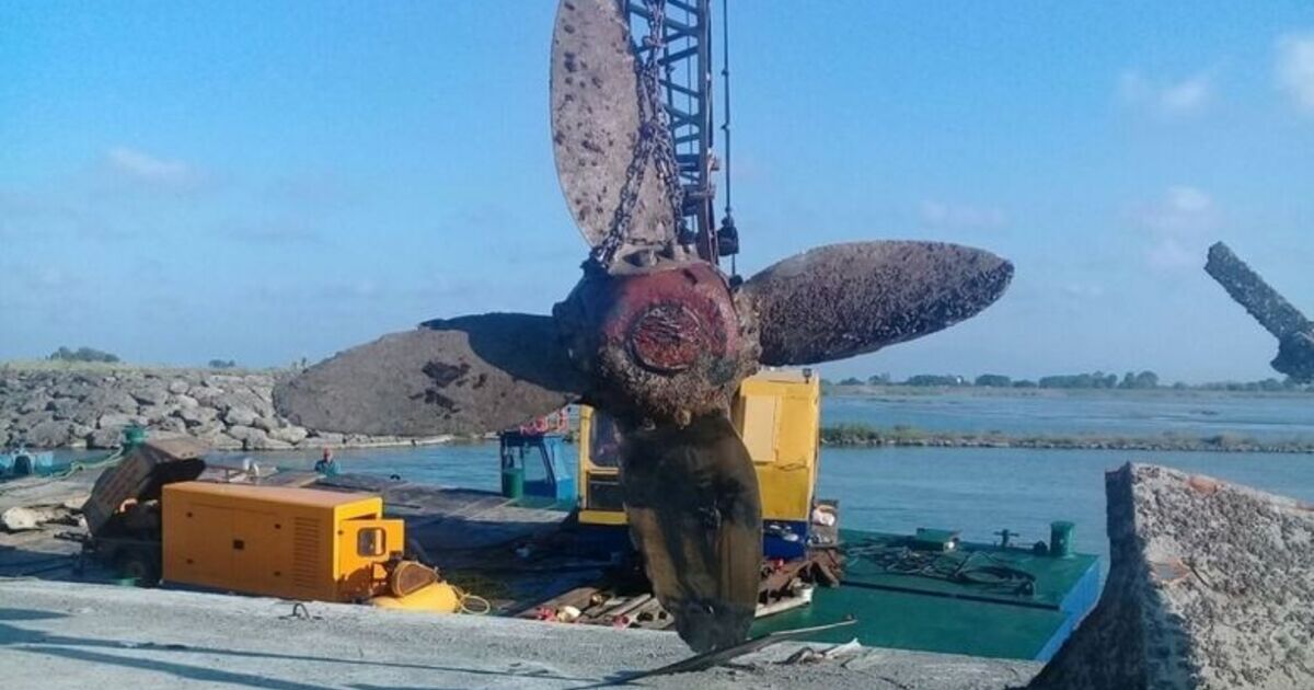 Tirimüjgan Batığı Çıkarılıyor 