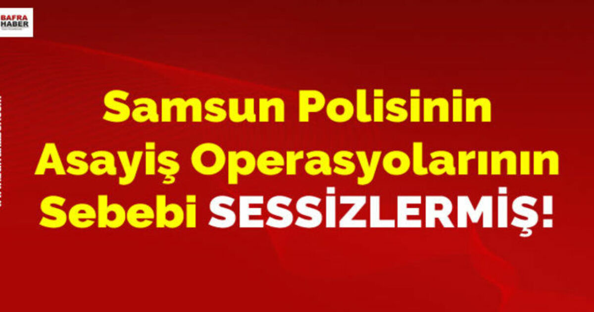 Samsun`da Polis Suç Önleme Faaliyetlerine Ağırlık Verdi