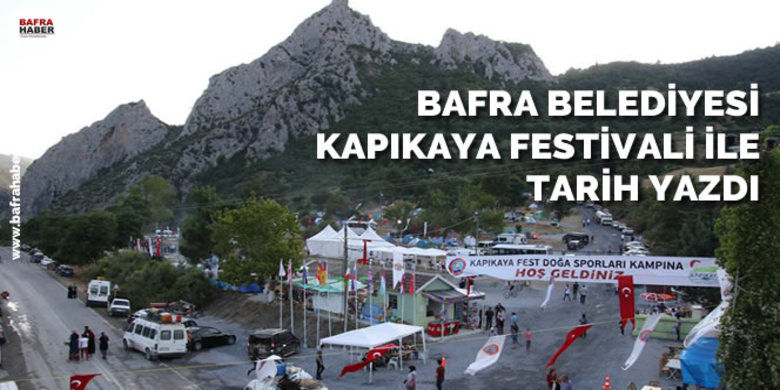 Bafra Belediyesi Kapıkaya Festivali İle Tarih Yazdı