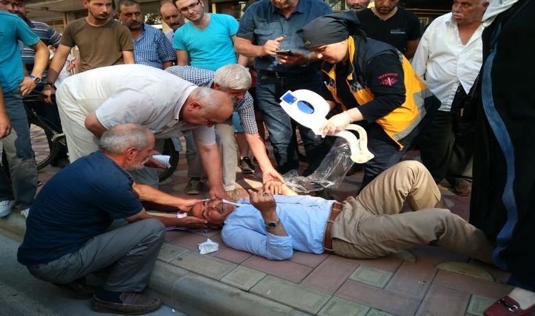 Motosikletin Çarptığı Yaya Yaralandı - Samsun’un Bafra ilçesinde motosikletin çarptığı yaya yaralandı.