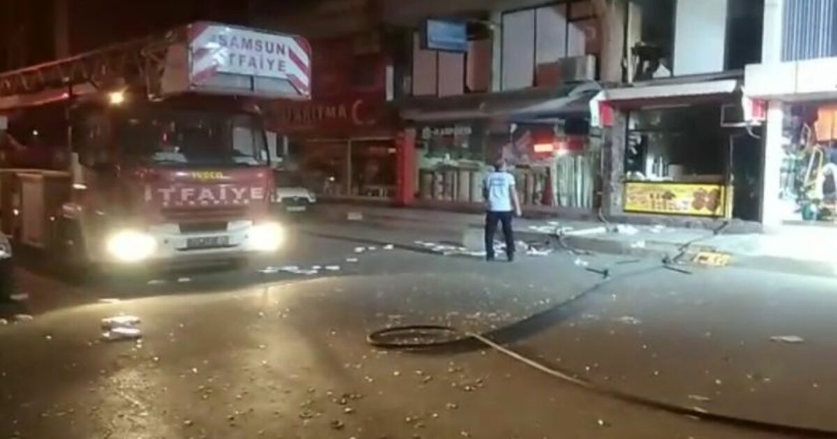 Samsun'da Sanayi Tüpü Patladı: 1 Yaralı