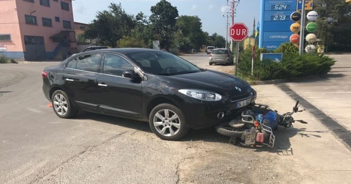 Bafra’da Kaza: 2 Yaralı