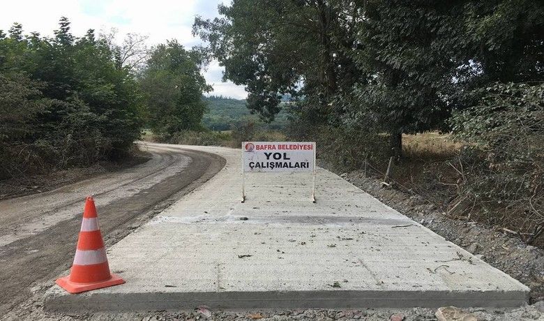 Bafra Belediyesinden 250 Bin Metrekare Beton Yol - Bafra Belediyesi tarafından bir yıl içinde yaklaşık 250 bin metrekare beton yol yapıldı.