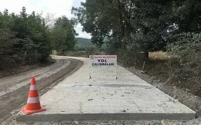 Bafra Belediyesinden 250 Bin Metrekare Beton Yol