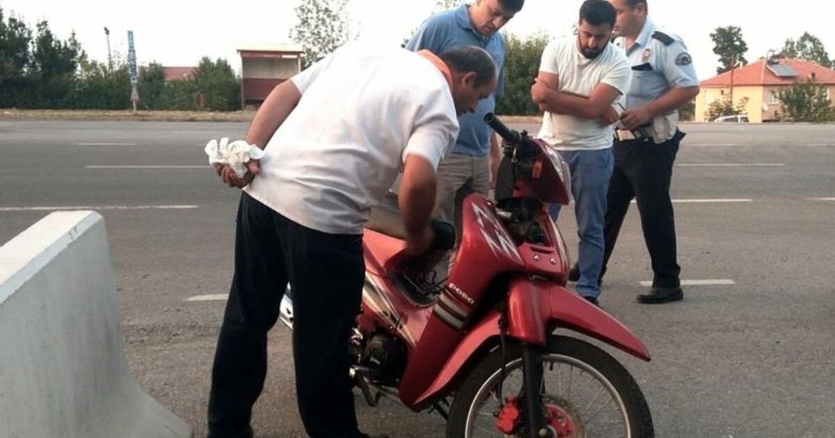 Motosiklet Hırsızlarını Güvenlik Kamerası Ele Verdi
