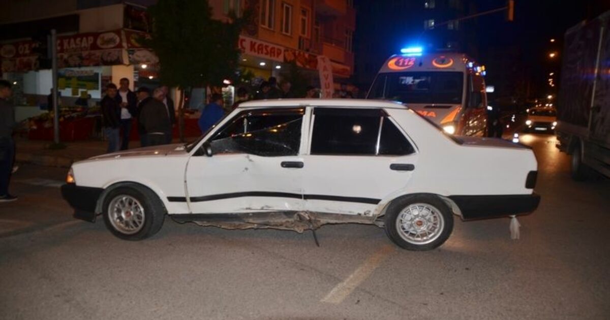 Bafra'da Trafik Kazası: 1 Yaralı