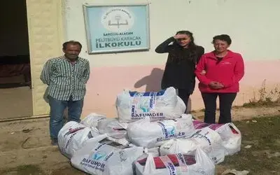 Bafra Umut Derneğinden Yardım