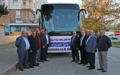 Bafralı Muhtarlara Çanakkale Gezisi