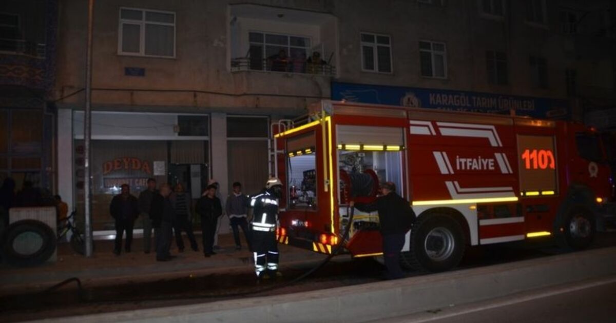 Apartman Odunluğunda Yangın
