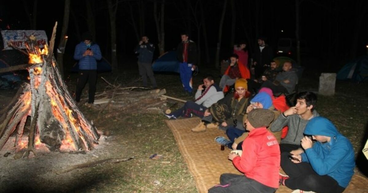 Bisikletçilerden Doğa Kampı