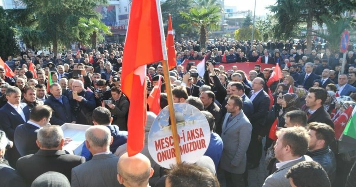 Bafra’da Abd'nin Kudüs Kararı Protesto Edildi