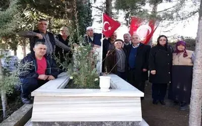 Alaçamlı Şehit Kabri Başında Anıldı