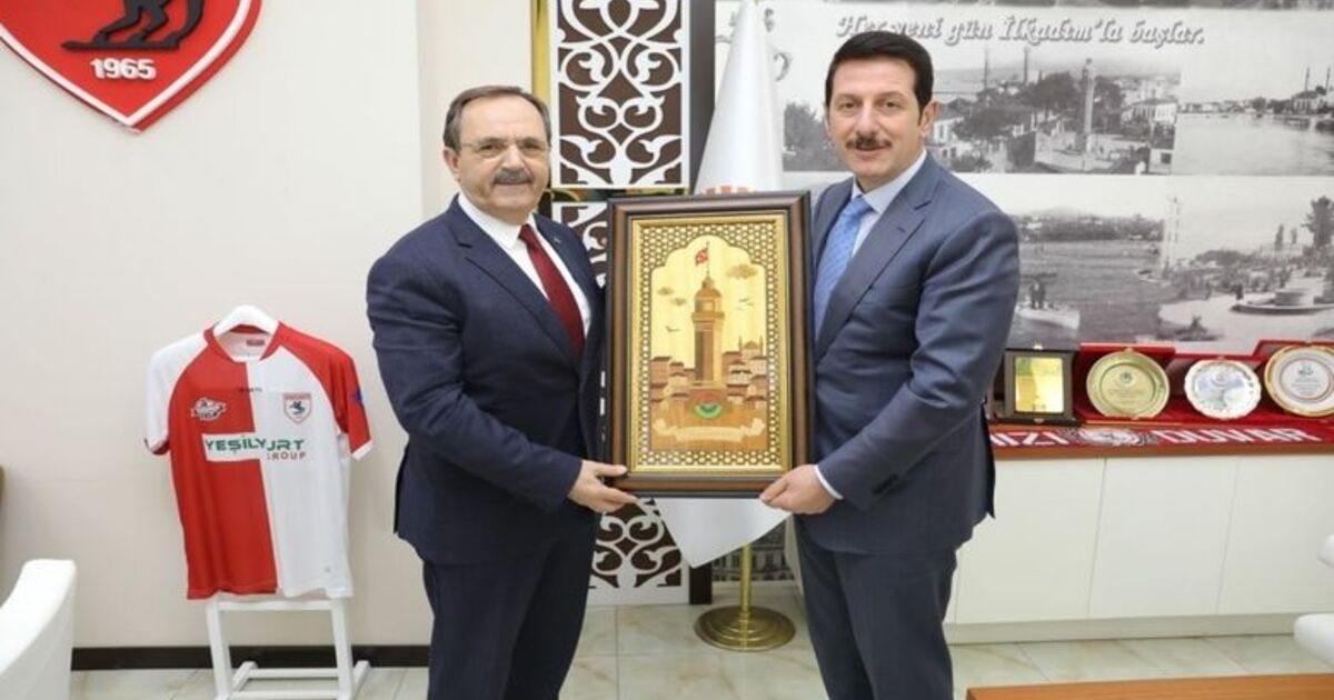 Tok, Dev Projeleri Anlattı Başkan Tok, Başkan Şahin’i Ağırladı