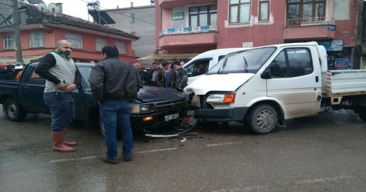 Bafra'da Kaza: 1 Yaralı