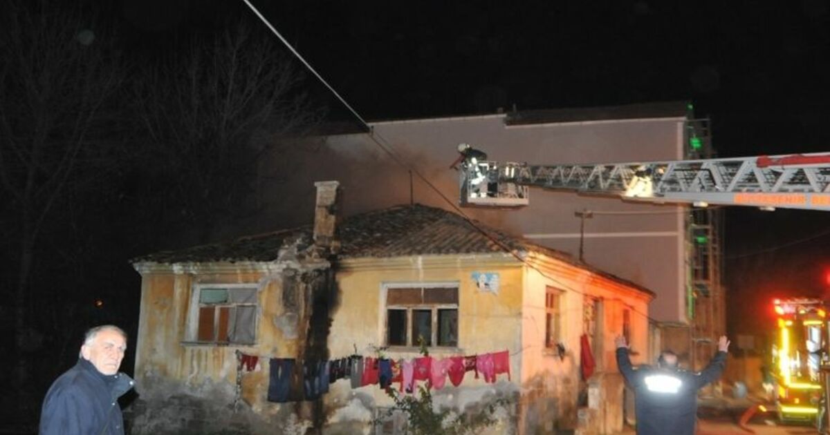Suriyelilerin Kaldığı Evde Yangın Çıktı