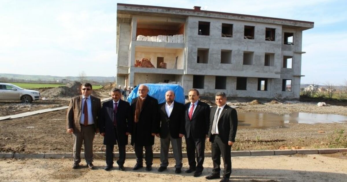 Vali Kaymak Ve Başkanı Yılmaz, Fakülte İnşaatını İnceledi