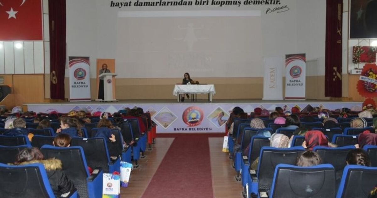Bafra’da “kadın Yasal Hakları Eğitimi”