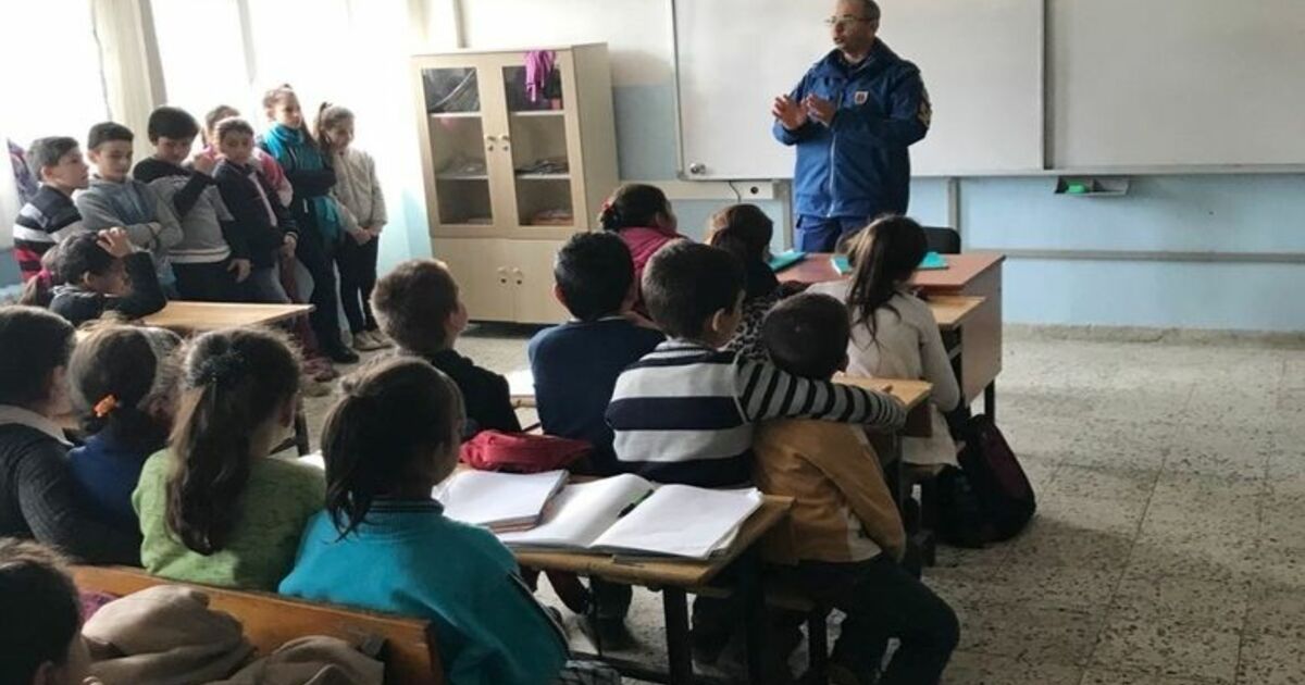Jandarmadan Öğrencilere Trafik Semineri