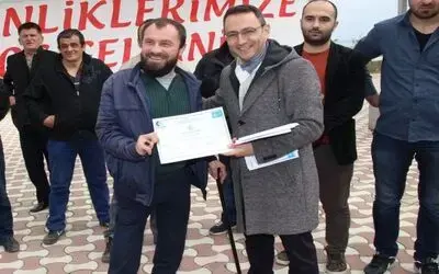 Alaçam'da Engelli Ve Hükümlülerin Belge Heyecanı