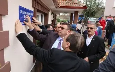 Bafra’da Şehide Vefa Şehit Satılmış Şahin'in İsmi Sokağa Verildi
