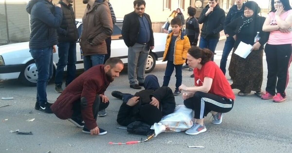 Otomobil İle Motosiklet Çarpıştı: 1 Yaralı