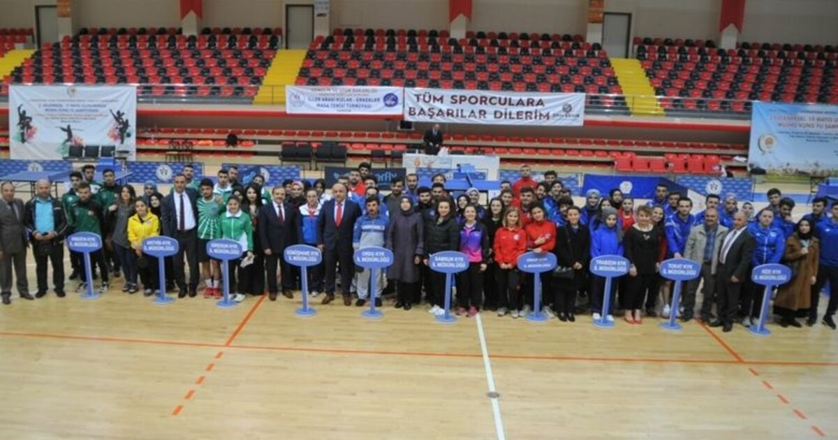 Karadeniz Kyk Masa Tenisi Turnuvası Başladı