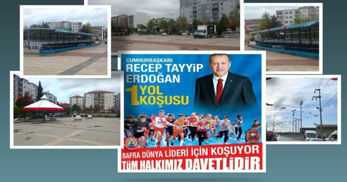 Bafra, ‘cumhurbaşkanı Erdoğan Yol Koşusu’na Hazır