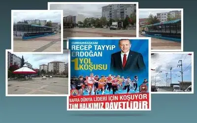 Bafra, ‘cumhurbaşkanı Erdoğan Yol Koşusu’na Hazır