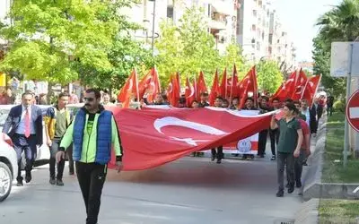 Bafra’da Gençlik Yürüyüşü