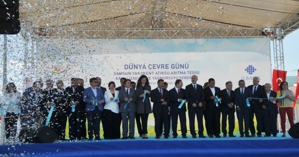 Yakakent Atık Su Arıtma Tesisi'ni, Telekonferansla Başbakan Yıldırım Açtı