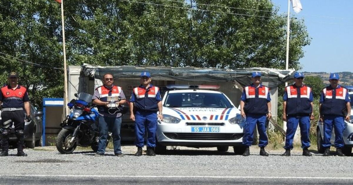 Jandarmadan “drone” İle Trafik Denetimi