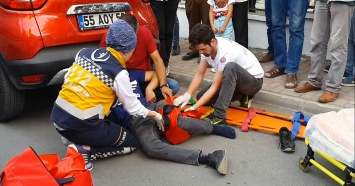 Otomobil İle Motosiklet Çarpıştı: 1 Yaralı