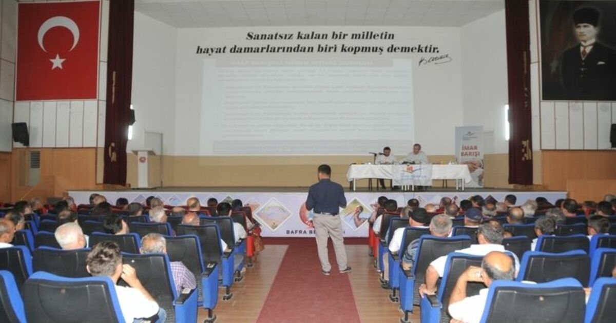 Bafra’da İmar Barışı Anlatıldı