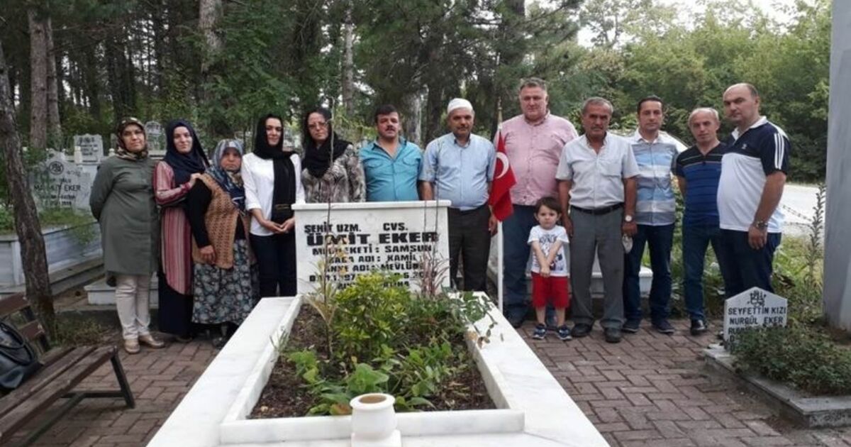Şehit Ümit Eker Kabri Başında Anıldı