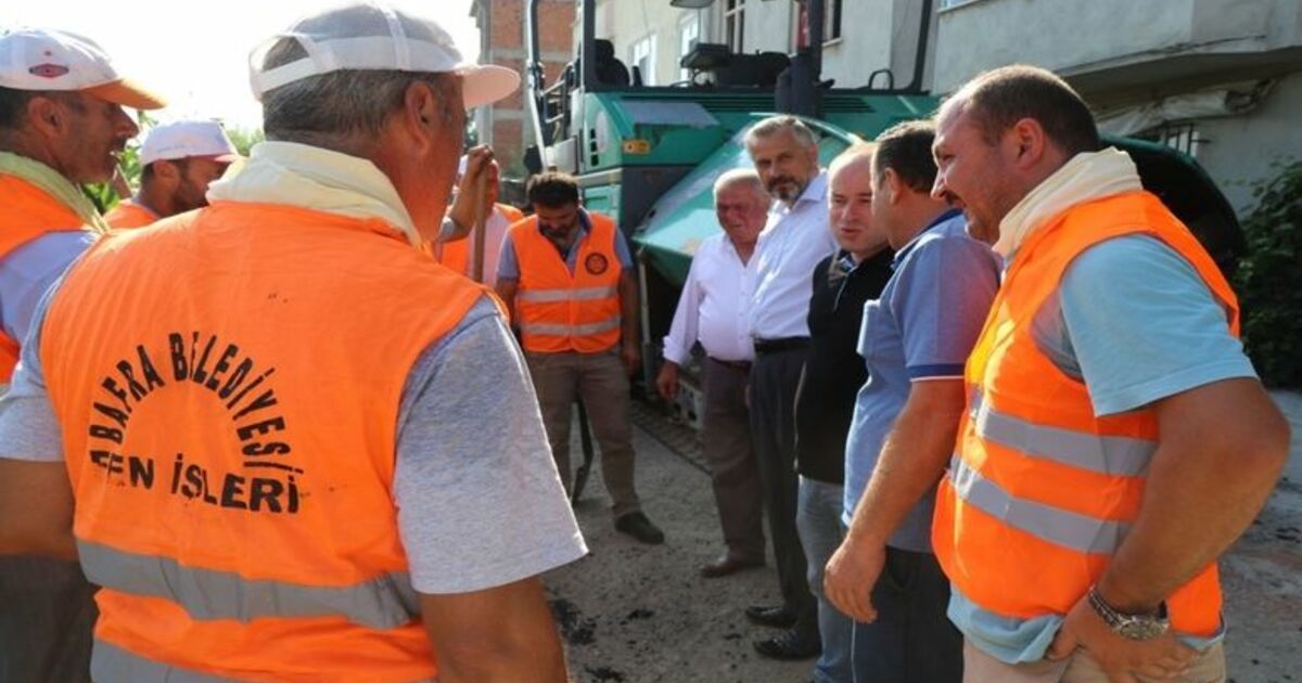 Bafra'daki Alparslan Mahallesi’nde Asfalt Artık Sorun Değil