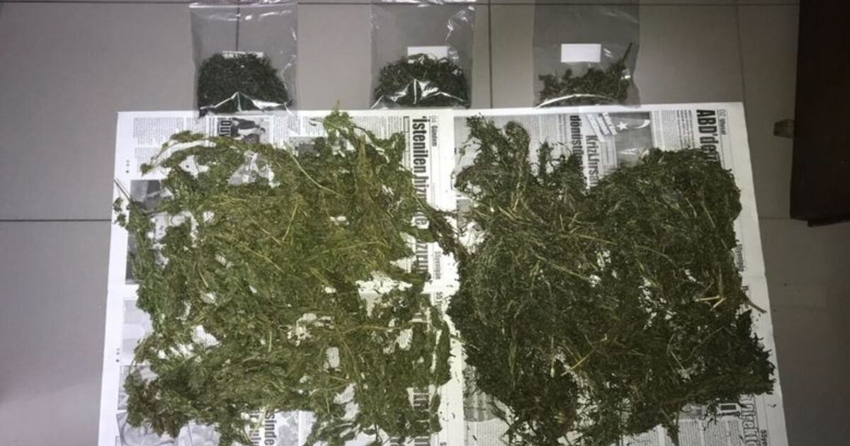 Bafra’da 1 Kilo 100 Gram Kubar Esrar Ele Geçirildi