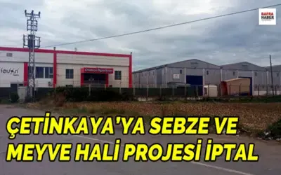 Bafra Sebze Ve Meyve Hali Projesi Tarım Arazisi Engeline Takıldı
