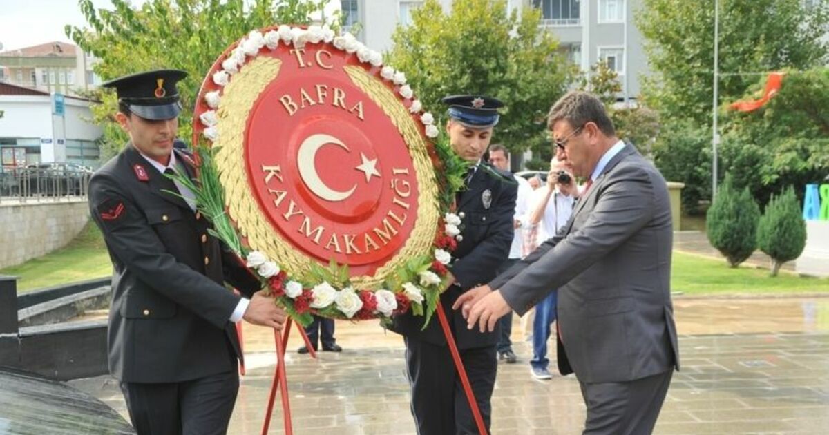 Bafra'da 30 Ağustos Zafer Bayramı