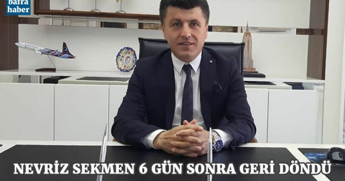 Nevriz Sekmen 6 Gün Sonra Tekrar Göreve Döndü!