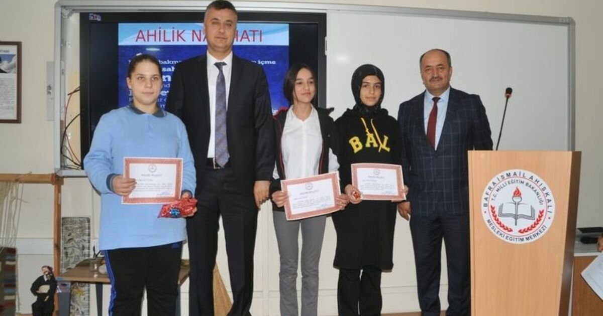 Ahilik Yarışması Ödülleri Verildi