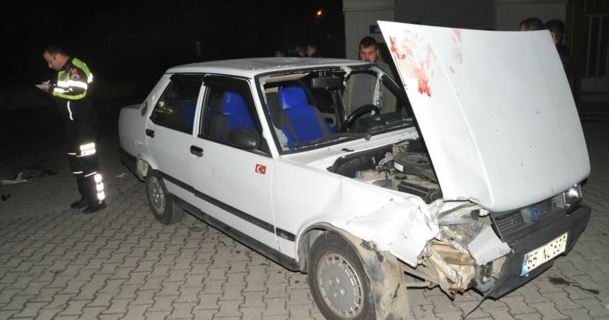 Otomobil İle Motosiklet Çarpıştı: 1 Yaralı