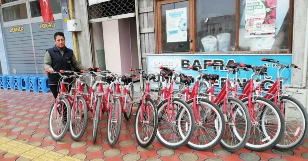 Büyükşehir Belediyesinden Kadınlara Bisiklet Desteği