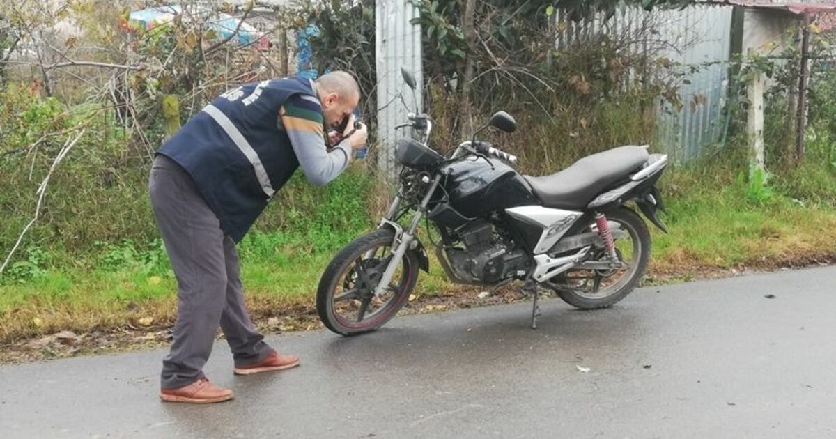 Çaldıkları Motosikleti Çalıştıramayınca Terk Edip Kaçtılar