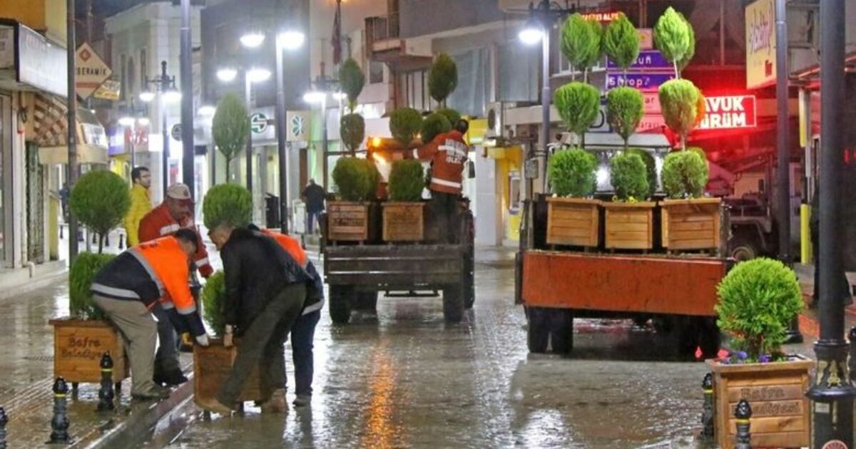 Bafra Yeşilleniyor