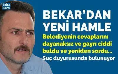 İyi Parti Meclis Üyesi İsmail Bekar’dan Belediyeye Yeni Soru Önergesi 