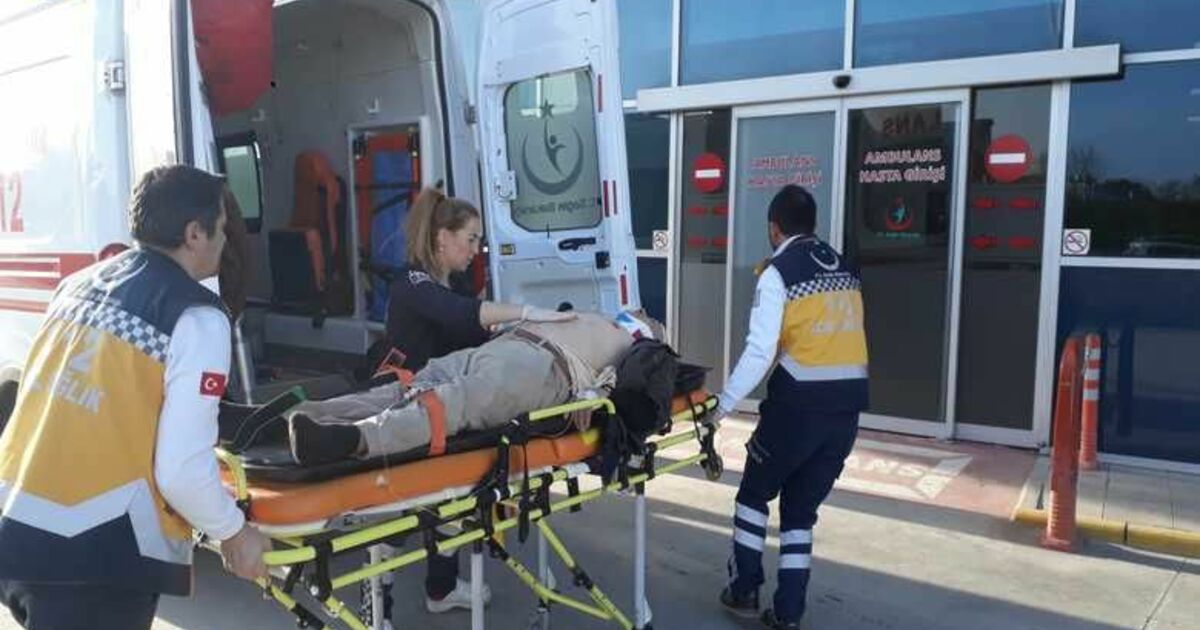 Camiden Çıkan Şahsa Kamyonet Çarptı