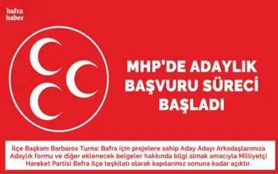 Mhp’de Aday Başvuruları 15 Aralık’ta Sona Erecek 