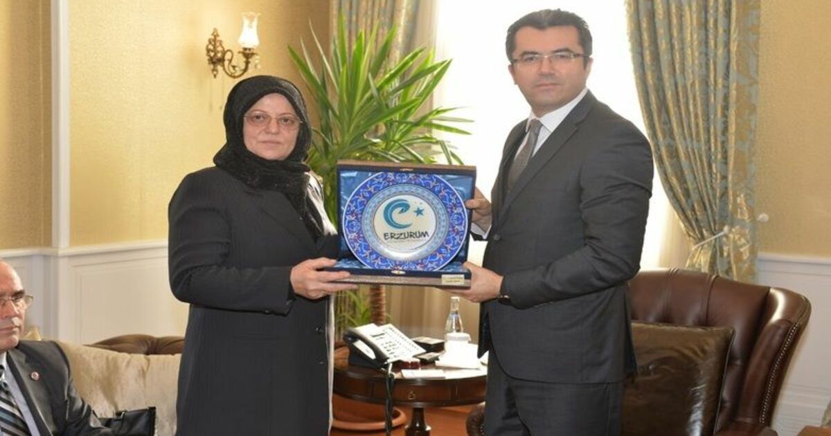 Bafra Şehit Aileleri Ve Gaziler Derneğinden Erzurum Valisi Okay Memiş’e Ziyaret