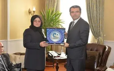 Bafra Şehit Aileleri Ve Gaziler Derneğinden Erzurum Valisi Okay Memiş’e Ziyaret