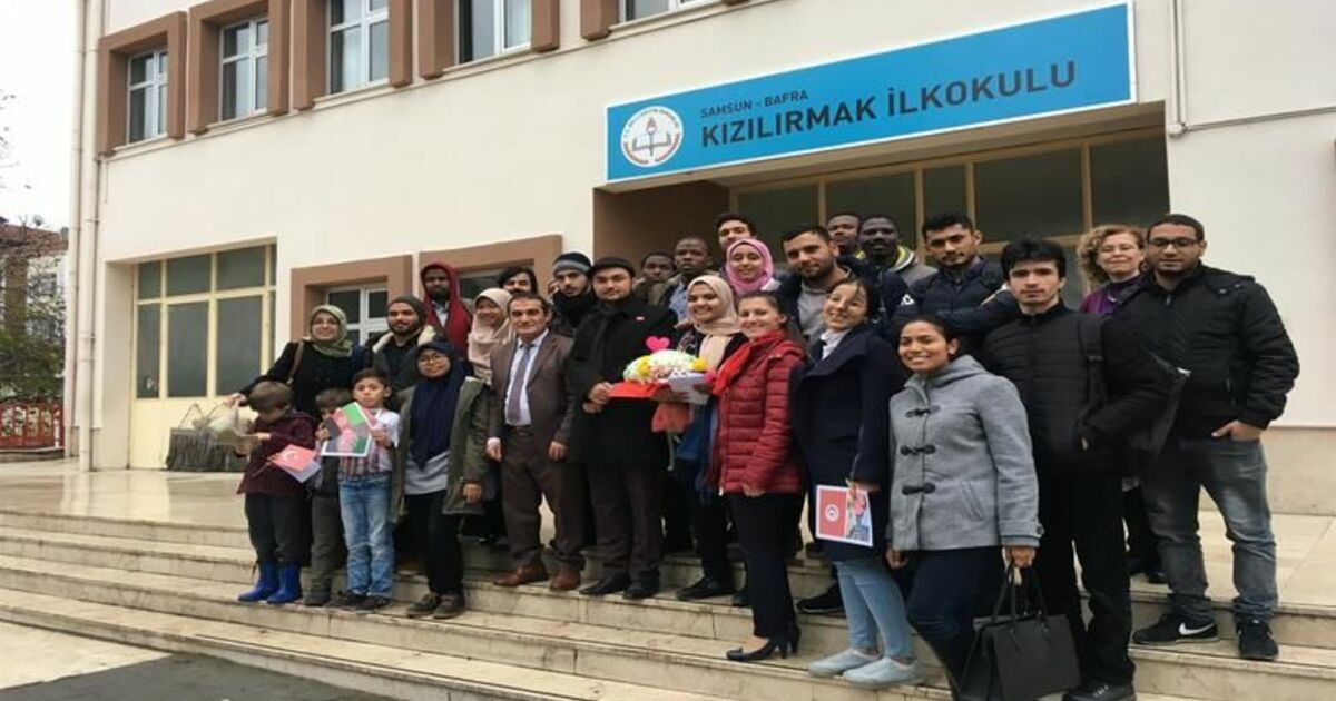 12 Farklı Ülkeden Öğrenciler Kızılırmak İlkokulu’nda